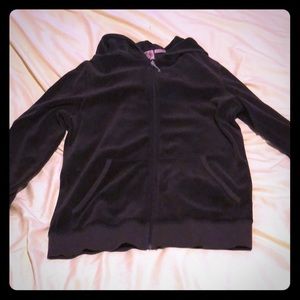 Juicy couture brown zip up hoodie